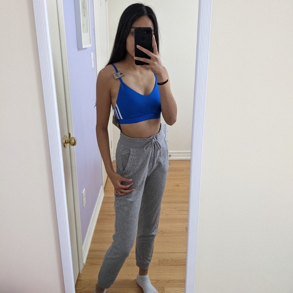 SOLD Blue adidas sports bra - Picture 1 of 2
